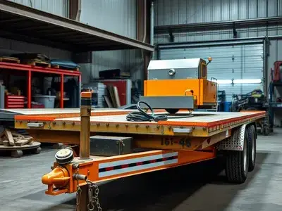 Equipment trailer fabrication