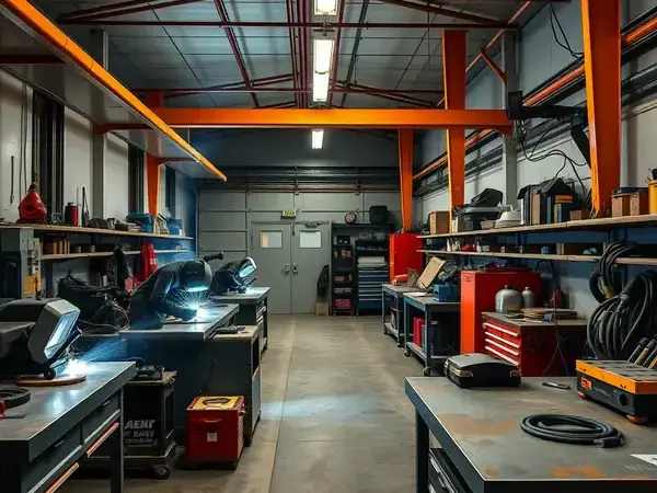 Schenkel Demolition workshop interior